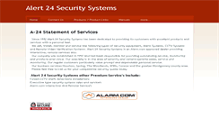 Desktop Screenshot of alert24ss.com